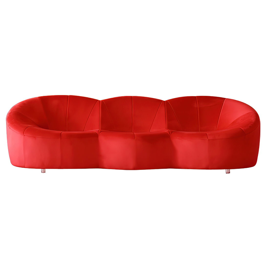 Vintage Velvet  Pumpkin Sofa 3 Seats