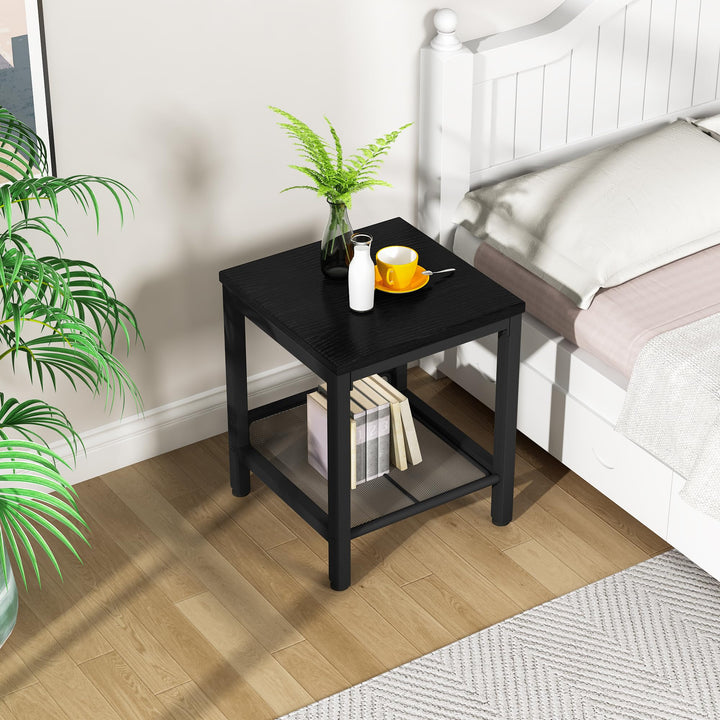 3 Pieces Industrial Living Room Table Set