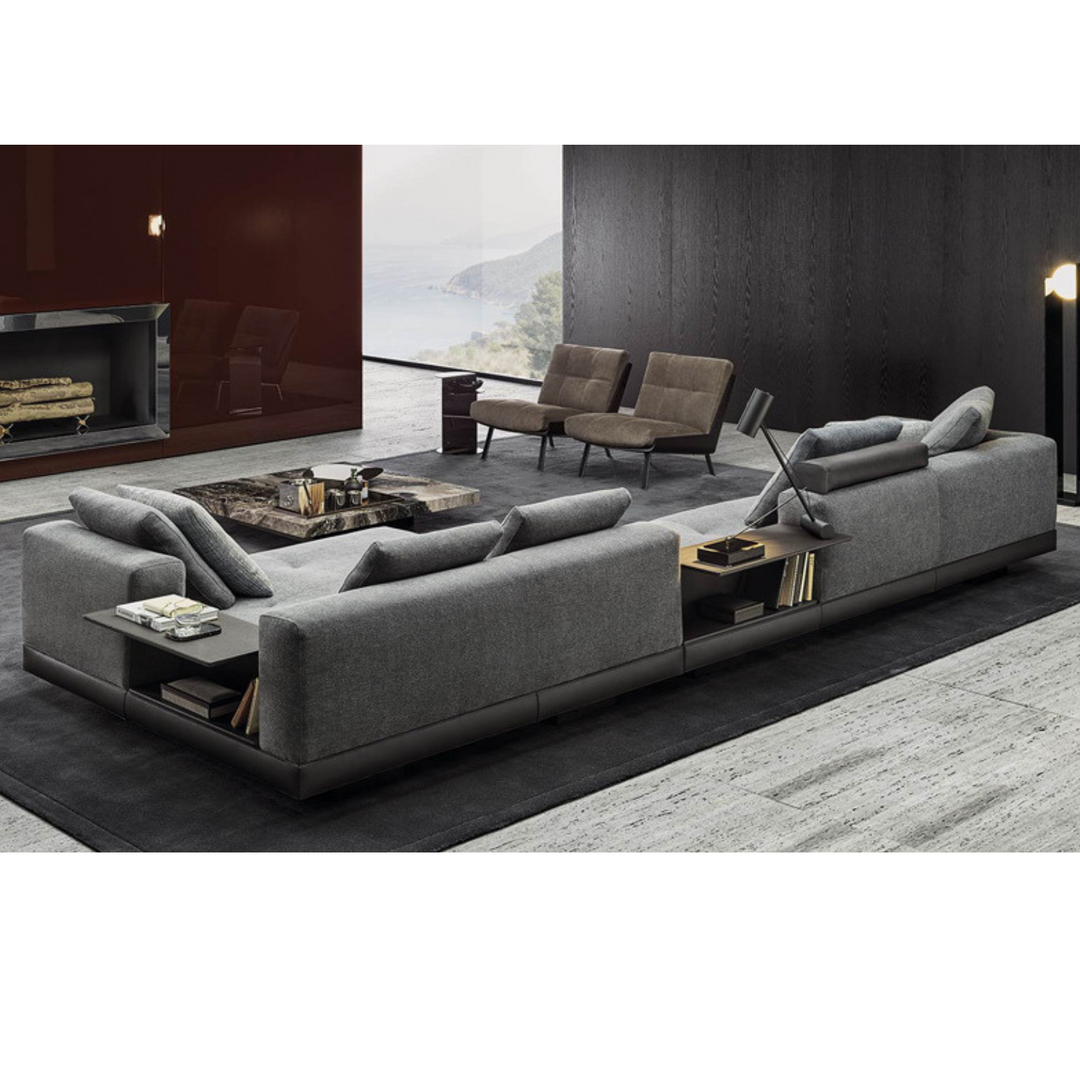 Italy Luxury Connelly L-Shape Corner Sectional Sofa