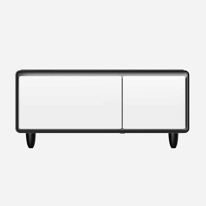 Shinju Modern Smart mini Coffee Table with Built in Fridge,white