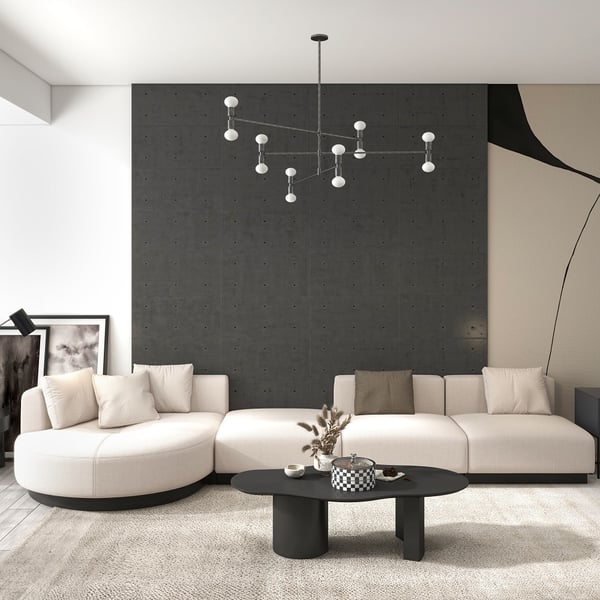 146.9'' L-Shaped Sectional Corner Modern Modular Sofa