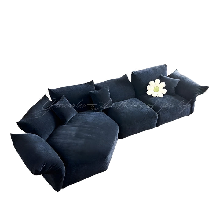 Superior Chenille Petal Modular Sectional Sofa