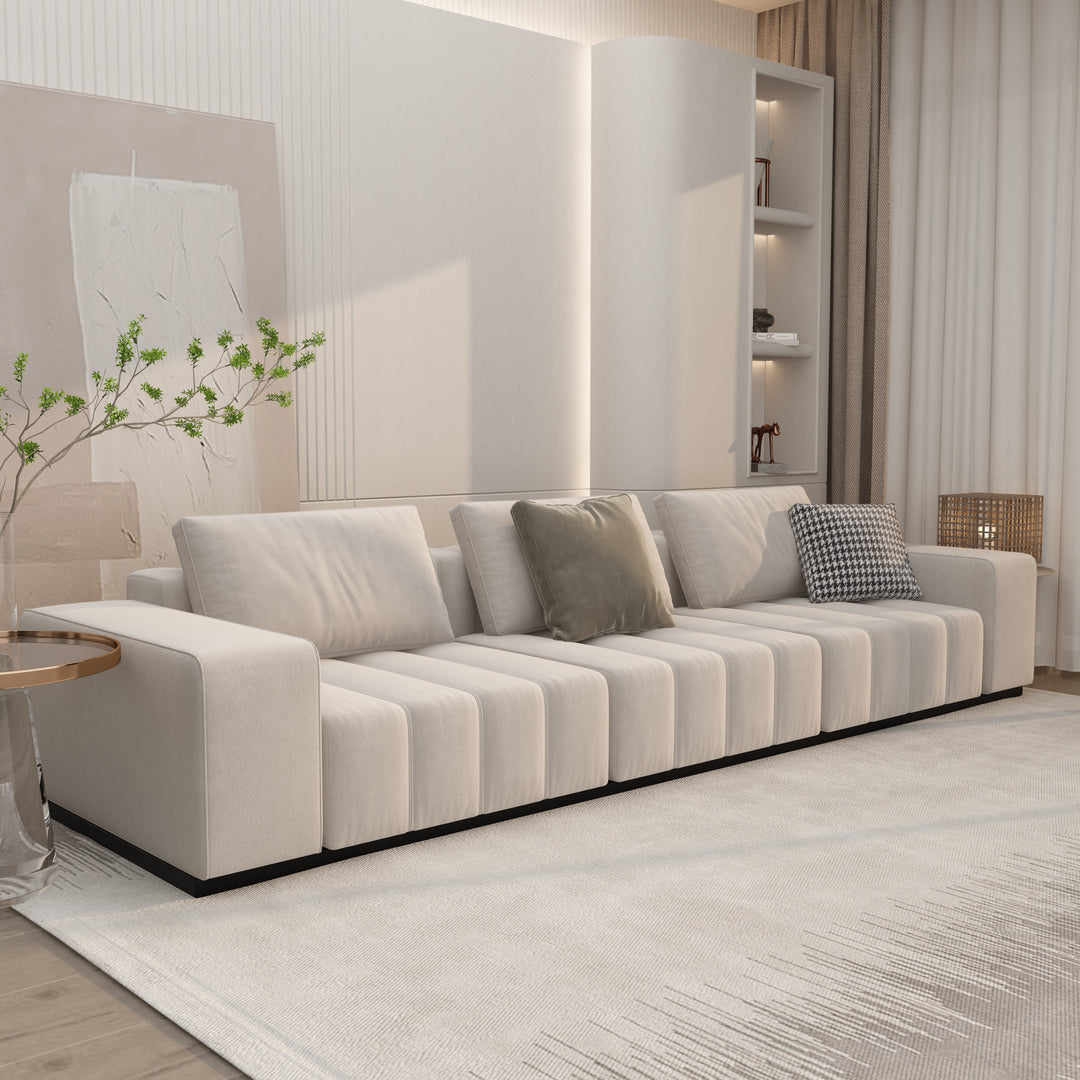 Madge Living Room Technology Fabric Piano Key Luxury Modern Art Sofa