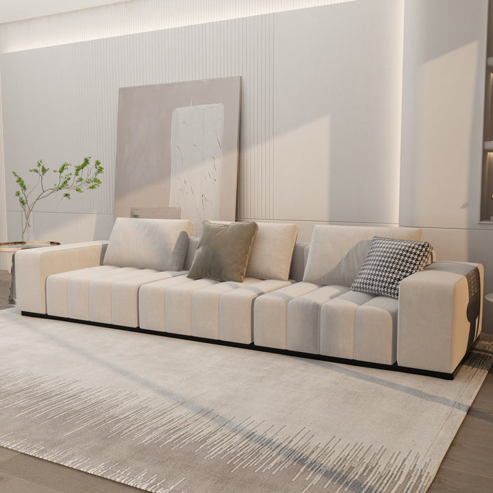 Madge Living Room Technology Fabric Piano Key Luxury Modern Art Sofa