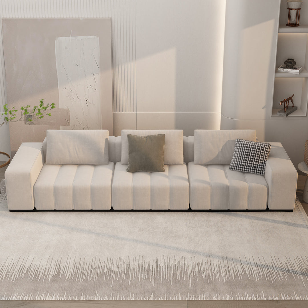 Madge Living Room Technology Fabric Piano Key Luxury Modern Art Sofa