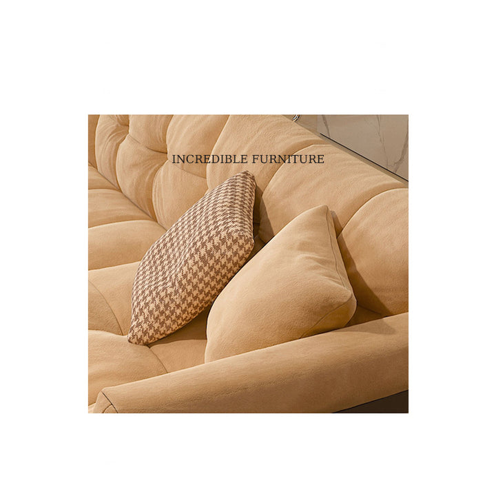 Baxter Minimalist Modern Light Luxury Puff Cream Sofa