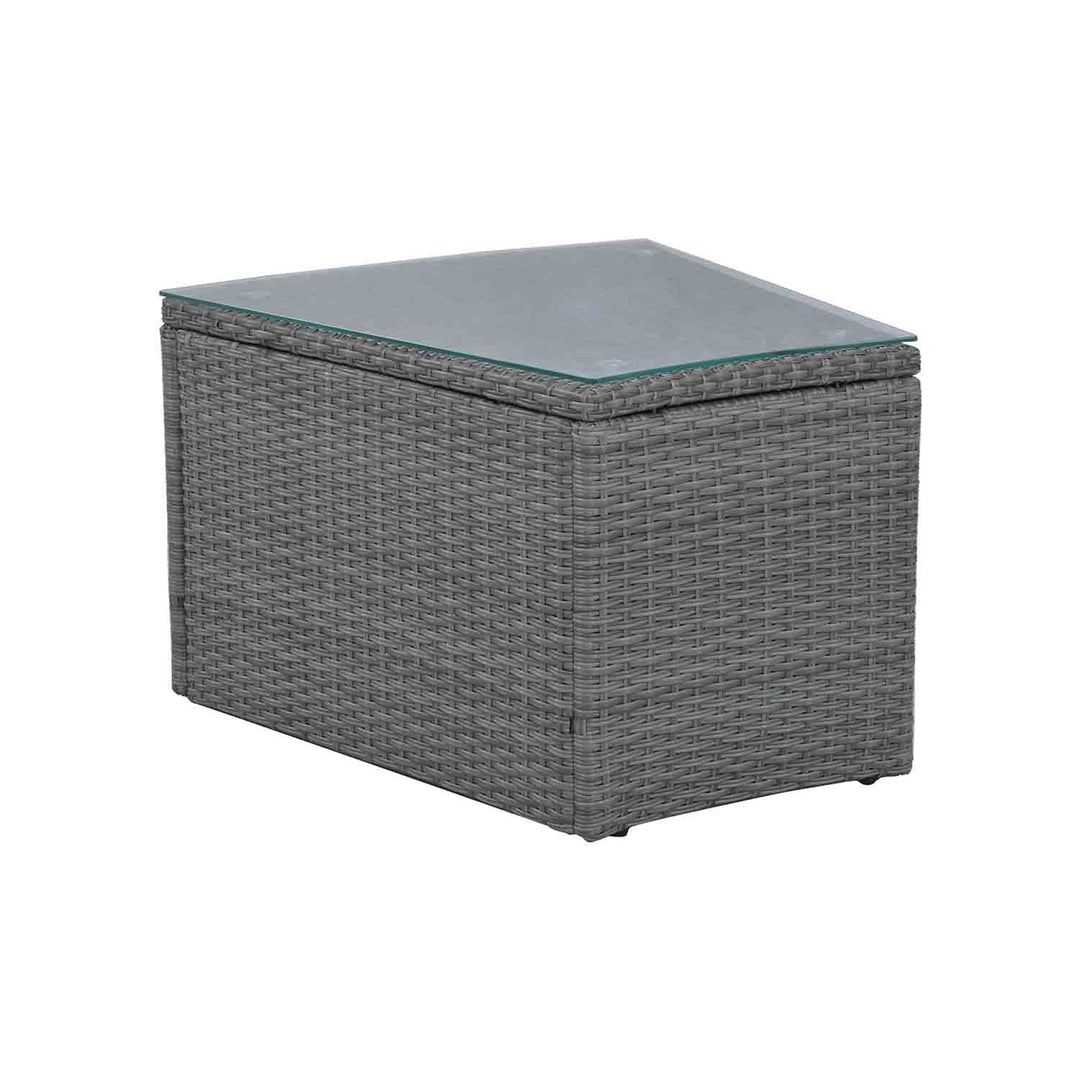 Irta Rattan 10 Pieces Outdoor Sectional with Storage Boxes