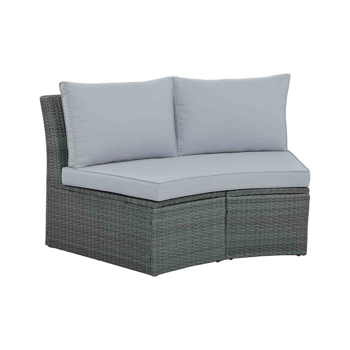 Irta Rattan Outdoor Sectional with Storage