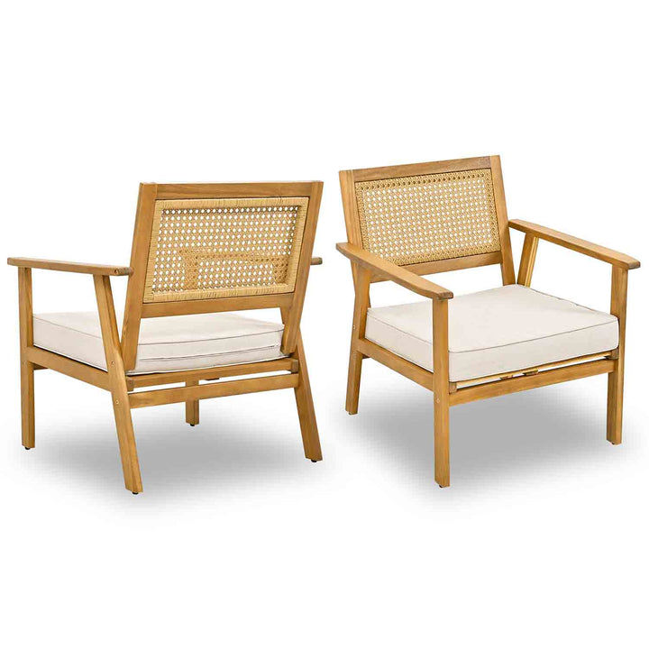 Oasis Acacia Wood Outdoor Conversation Sets-4 Seat