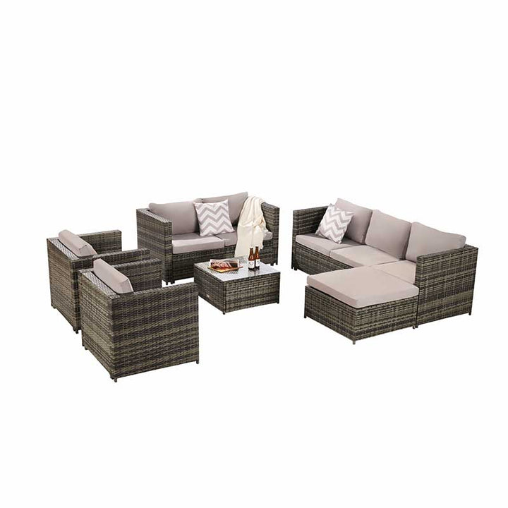 Irta Rattan Outdoor Furniture -7 Seat