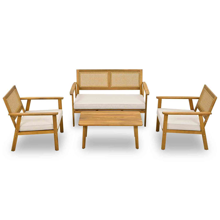 Oasis Acacia Wood Outdoor Conversation Sets-4 Seat