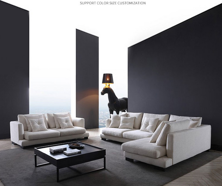 Sytti Fabric L Shaped Modern Sectional Couch