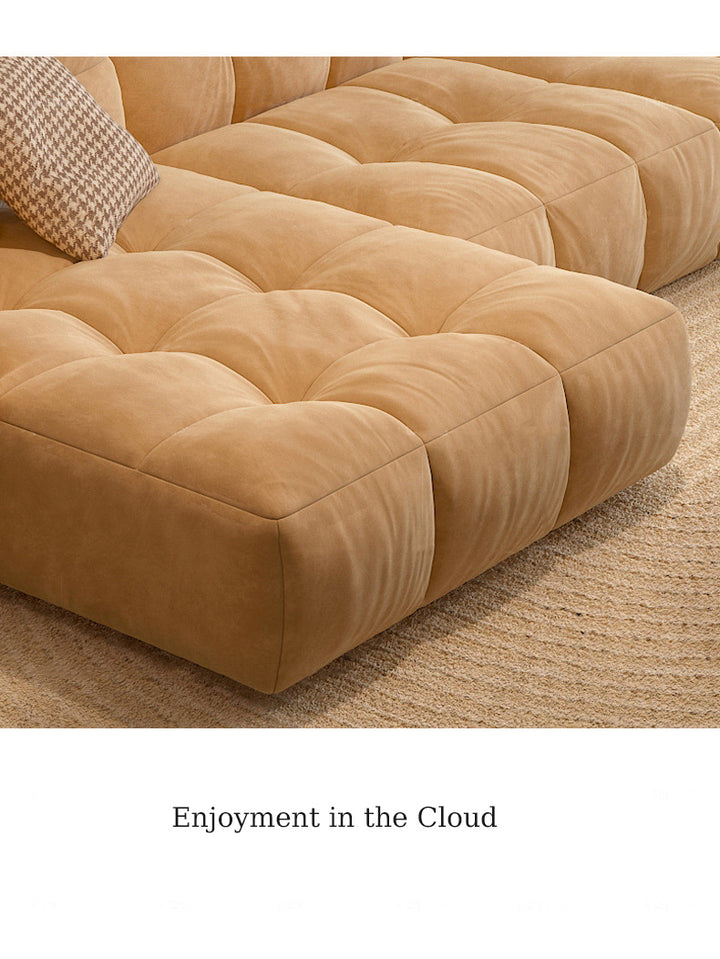 Baxter Minimalist Modern Light Luxury Puff Cream Sofa
