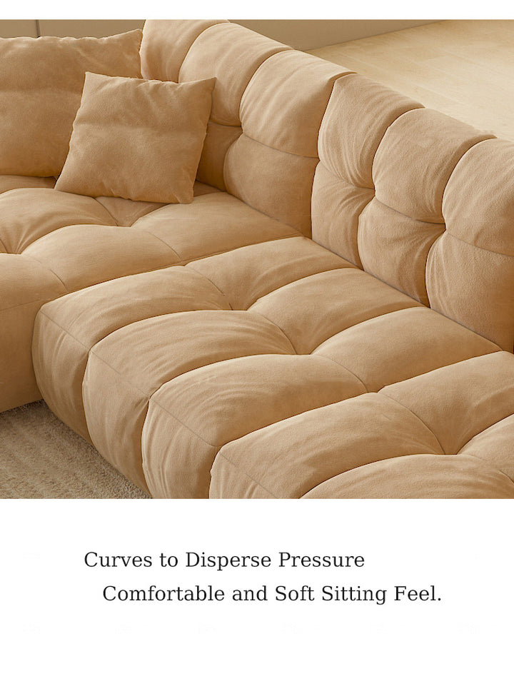 Baxter Minimalist Modern Light Luxury Puff Cream Sofa
