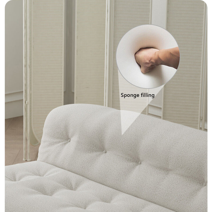 Modern Latex Leather Soriana 4 Seater Sofa