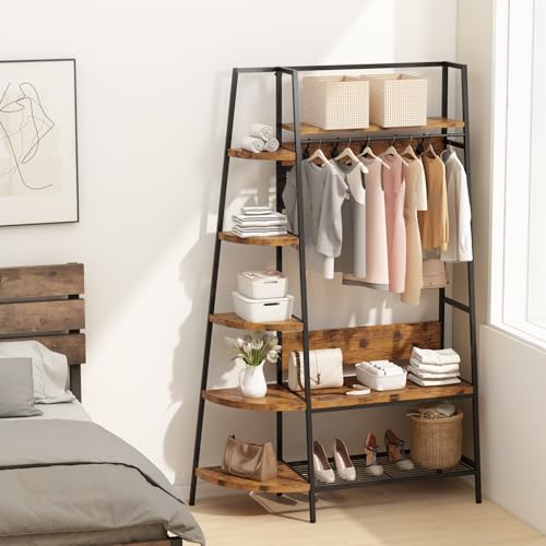 Multifunctional Entryway Shelf Organizer Coat Rack