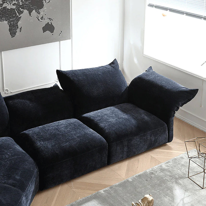Superior Chenille Petal Modular Sectional Sofa