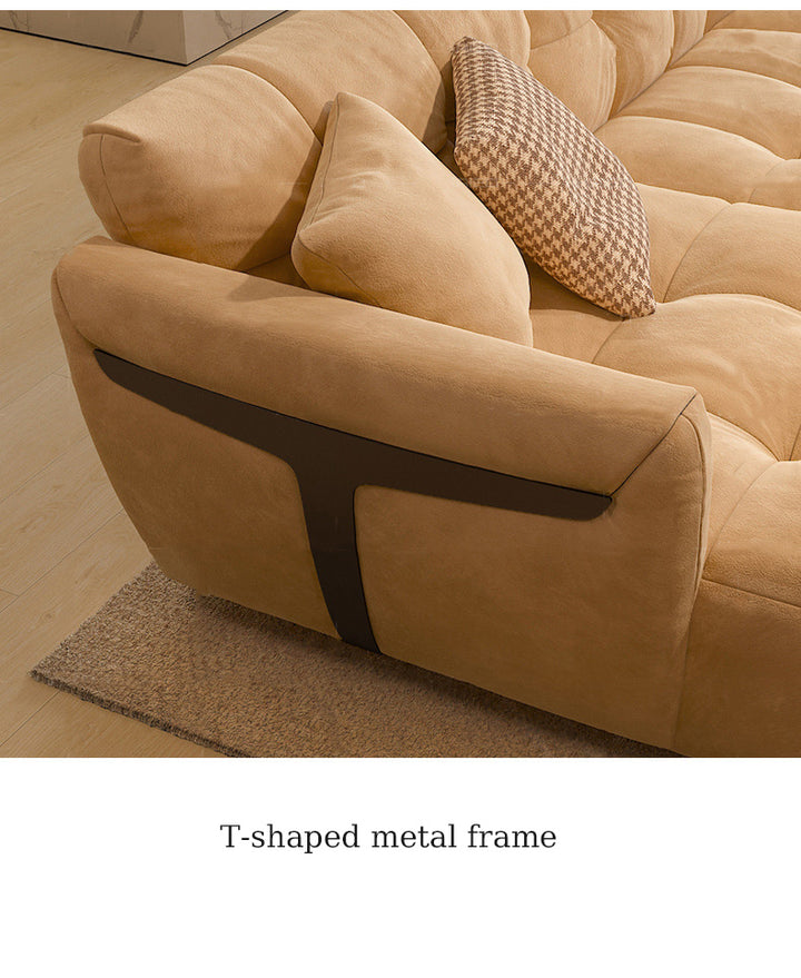 Baxter Minimalist Modern Light Luxury Puff Cream Sofa