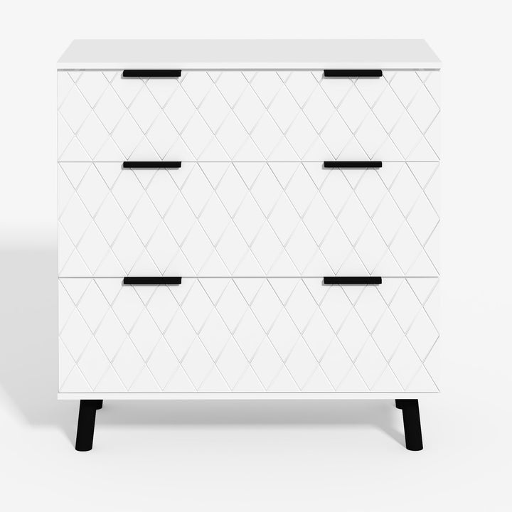 Modern 3 Drawer Dressers Chests of Drawers