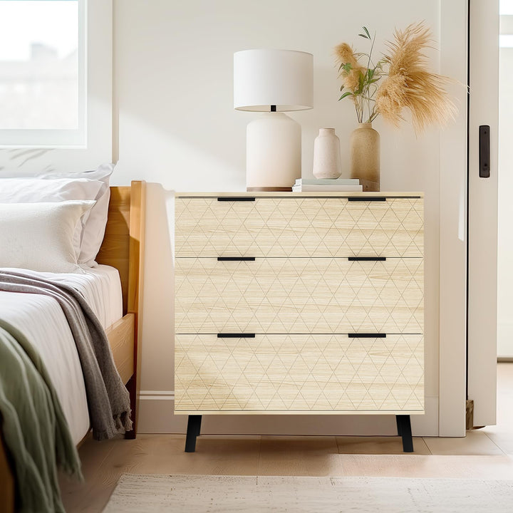 Modern 3 Drawer Dressers Chests of Drawers