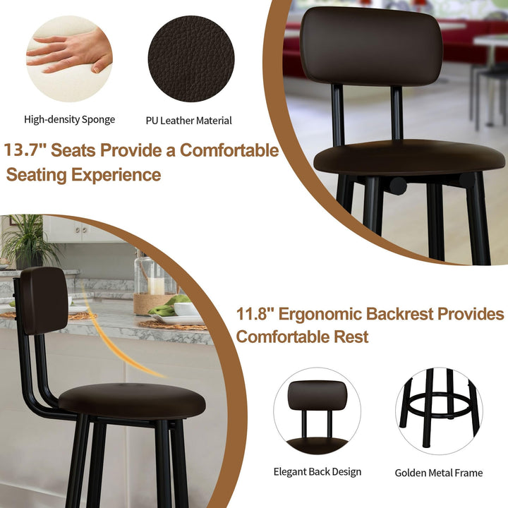 Counter Height Bar Stools Set of 2