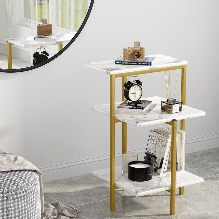 Faux Marble Coffee Table Set of 3