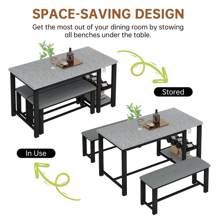 Dining Table Set for 2 Longue
