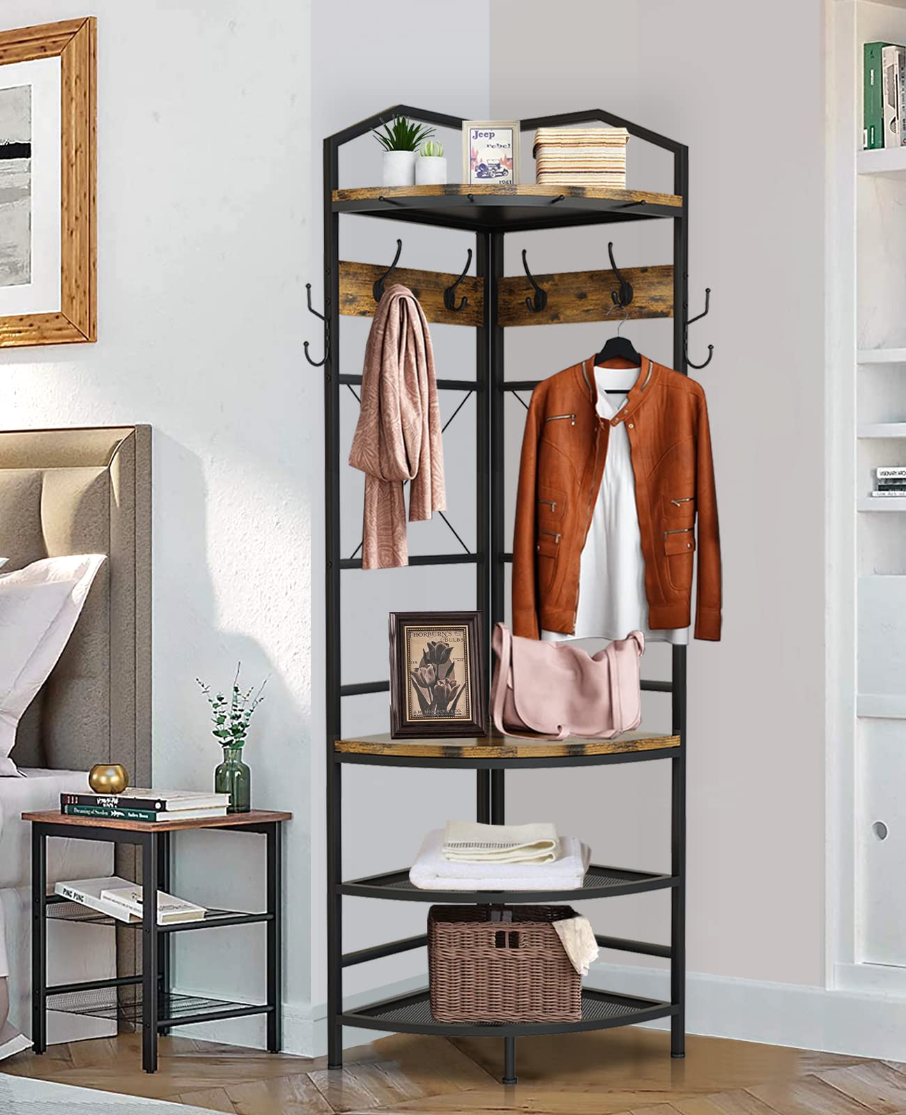 Entryway with coat rack new arrivals