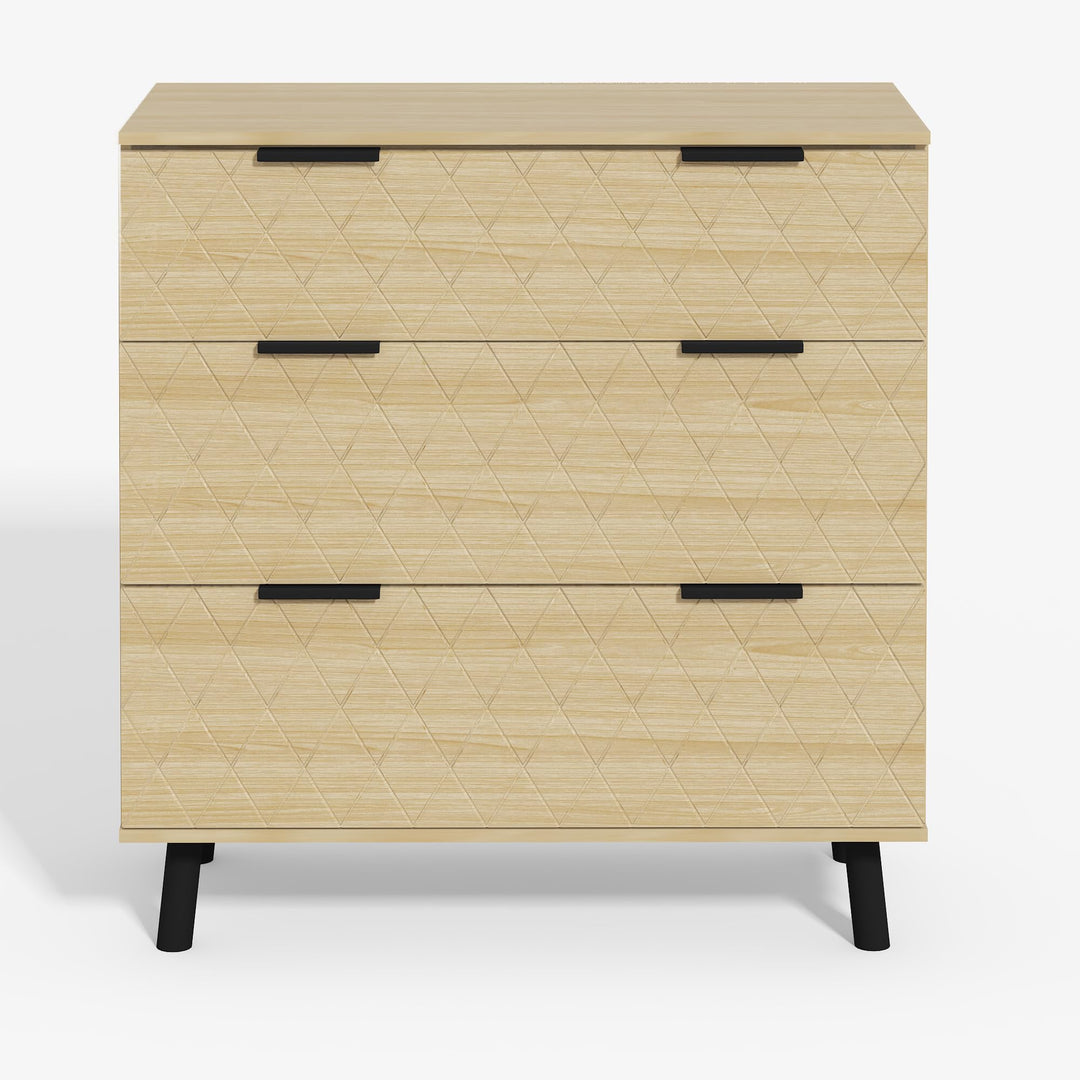 Modern 3 Drawer Dressers Chests of Drawers
