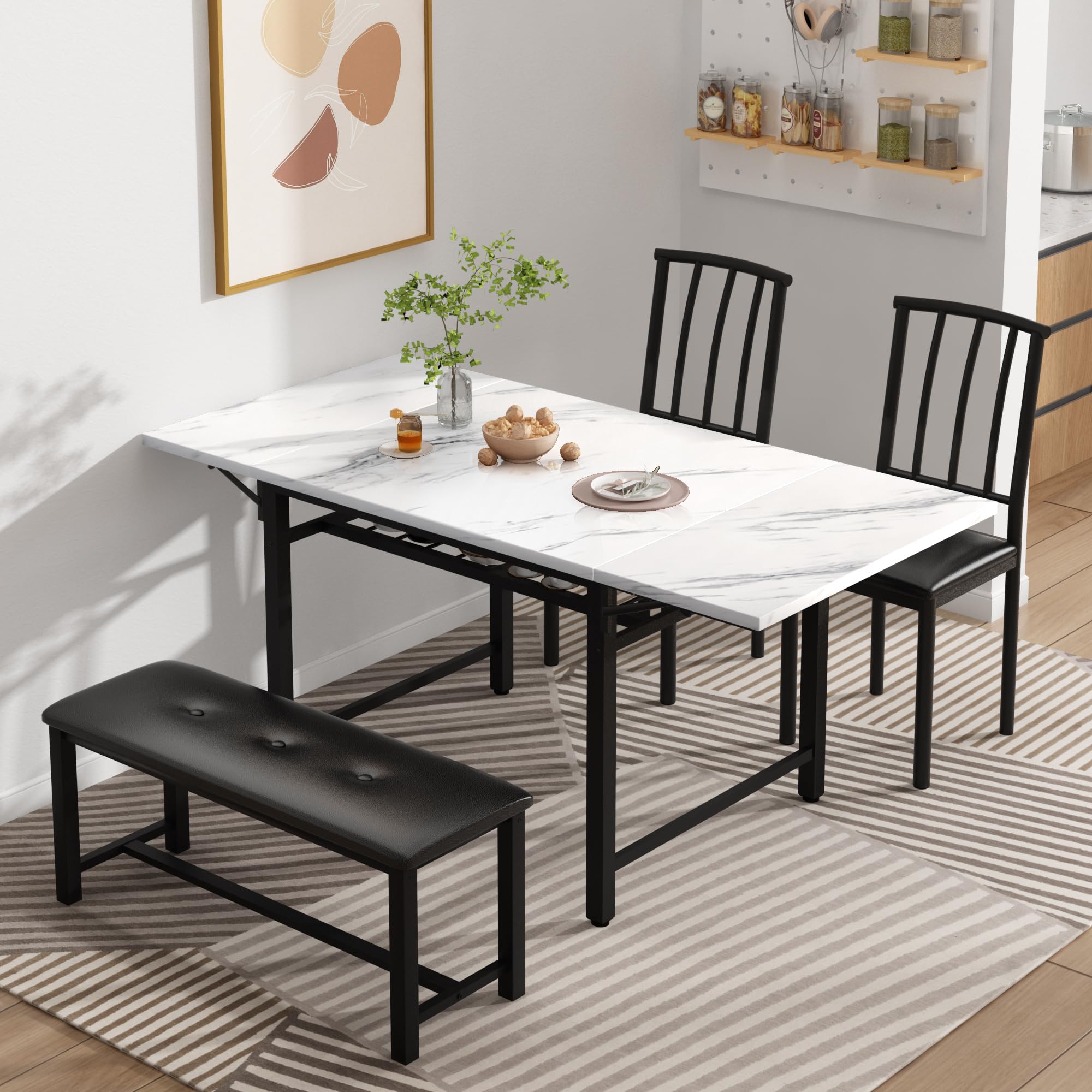 Space saver pub table set best sale