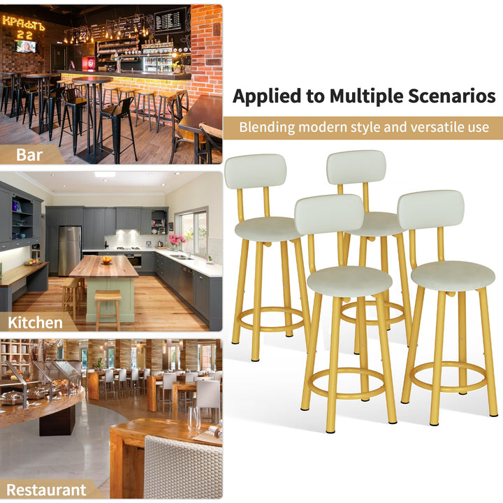 Counter Height Bar Stools Set of 2