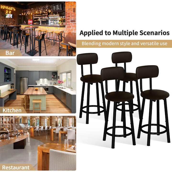 Counter Height Bar Stools Set of 2