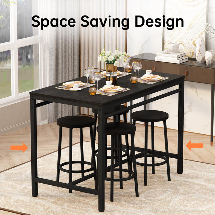 4-Piece Bar Height Dining Table Set