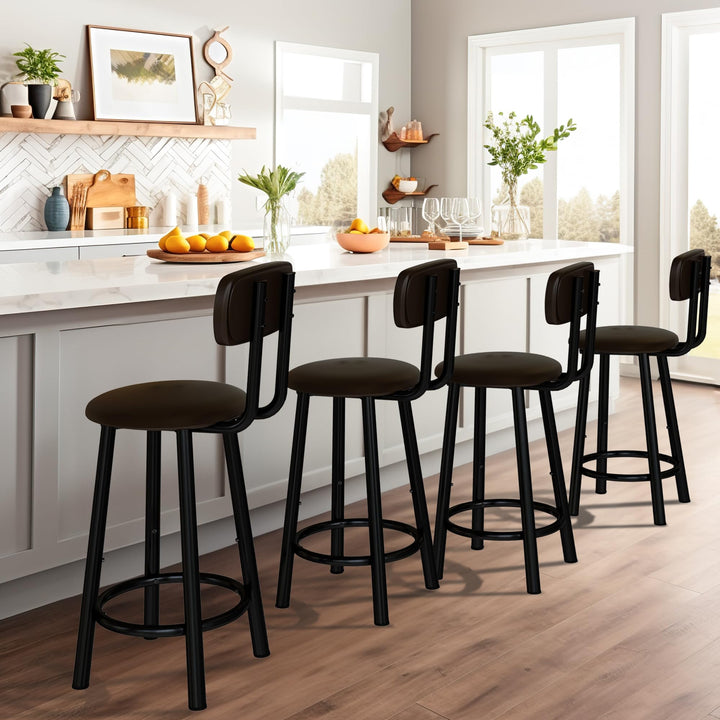 Counter Height Bar Stools Set of 2