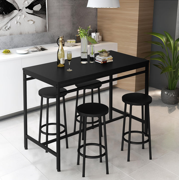 4-Piece Bar Height Dining Table Set