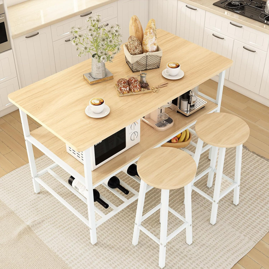 Lamerge Best Dining Table Set For Small Space Counter Height