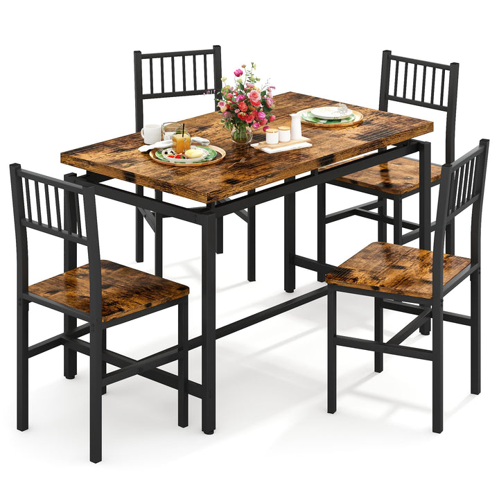 4-Piece Bar Height Dining Table Set