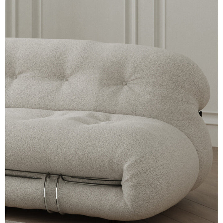 Modern Latex Leather Soriana 4 Seater Sofa