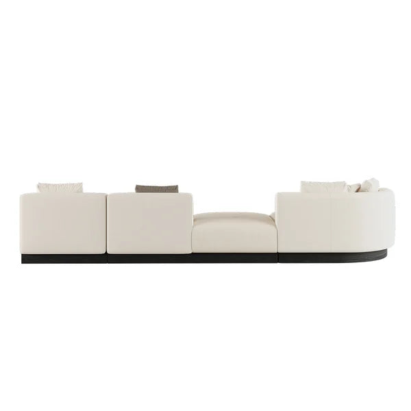 146.9'' L-Shaped Sectional Corner Modern Modular Sofa