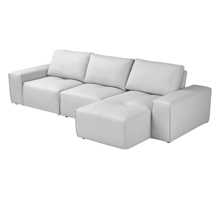 Davis Park Platinum 3 Pieces L-Shaped Sectional Sofa