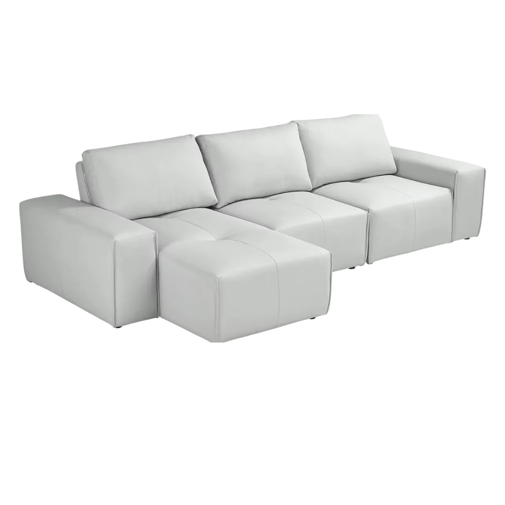 Davis Park Platinum 3 Pieces L-Shaped Sectional Sofa