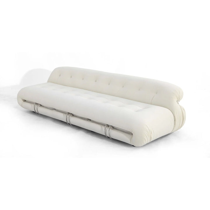 Modern Latex Leather Soriana 4 Seater Sofa