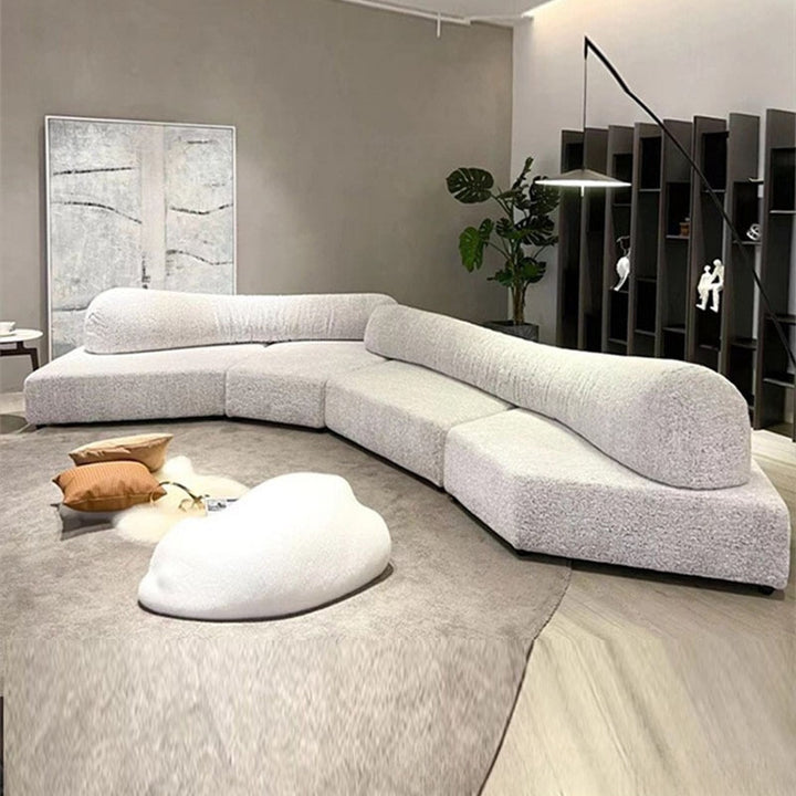 Italian Luxury Modern On the Rocks Sectional Sofa 5 Pieces