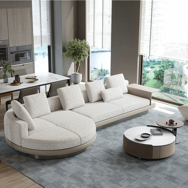 Italy Roger Curved Villa Upscale Sofa