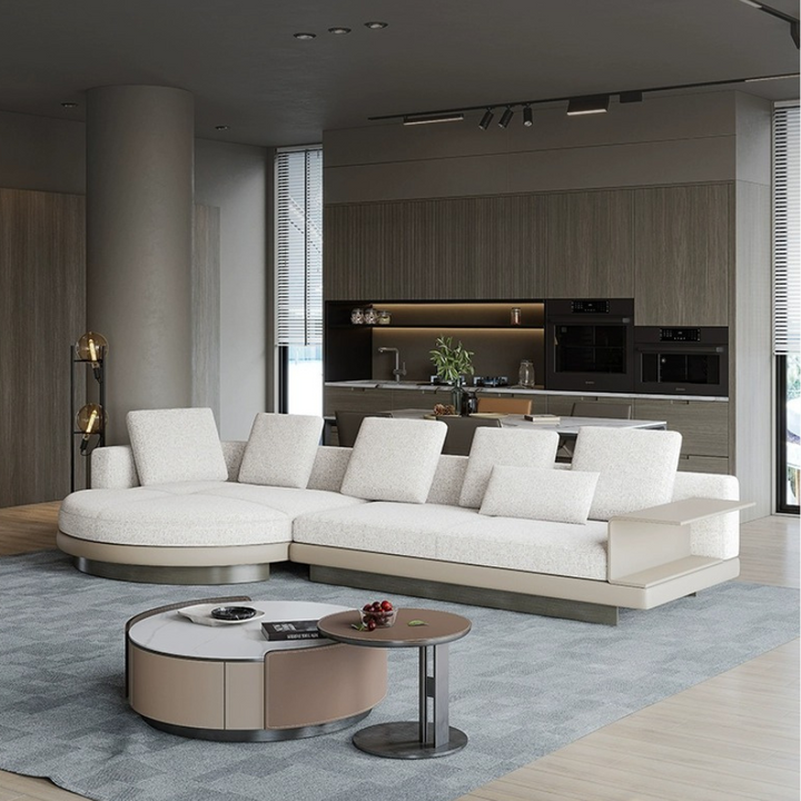 Italy Roger Curved Villa Upscale Sofa