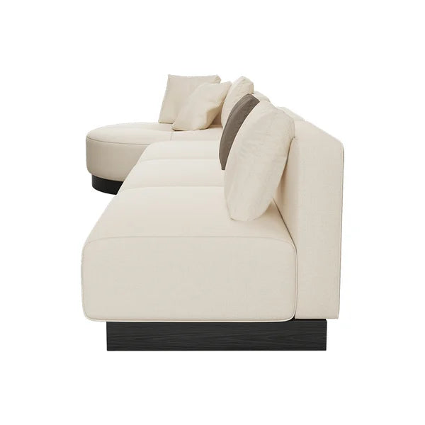 146.9'' L-Shaped Sectional Corner Modern Modular Sofa