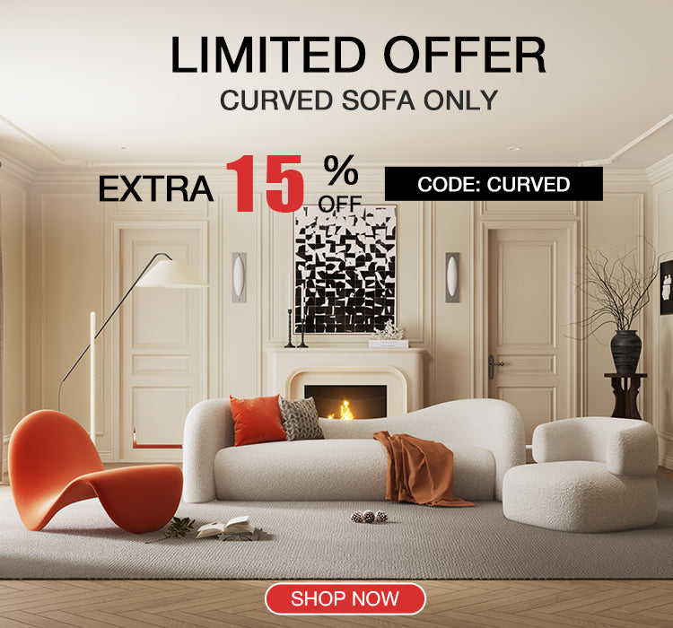 Affordable Curved Sofa & Couches Hooseng Hooseng Furniture