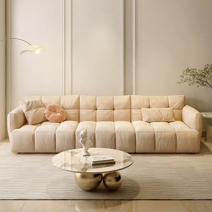 Baxter Minimalist Modern Light Luxury Puff Cream Sofa