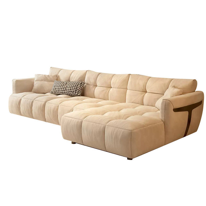 Baxter Minimalist Modern Light Luxury Puff Cream Sofa