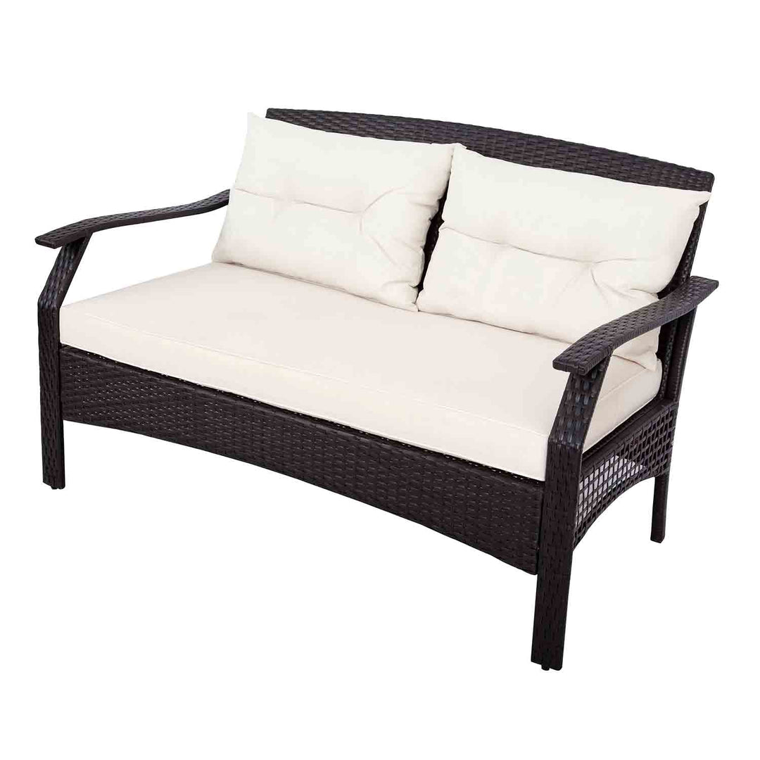 Oasis Outdoor Rattan Sofa Seating Group with Cushions - 4 Seat